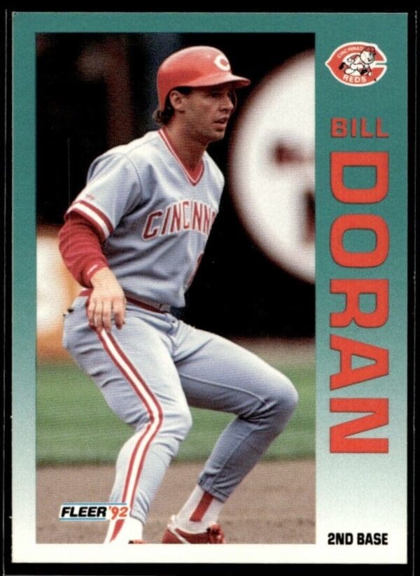 1992 Fleer Cincinnati Reds #405 Bill Doran