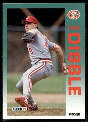 1992 Fleer Cincinnati Reds #404 Rob Dibble