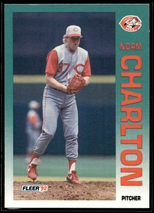 _10 1992 Fleer Cincinnati Reds #402 Norm Charlton