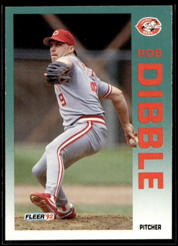 1992 Fleer Cincinnati Reds #404 Rob Dibble