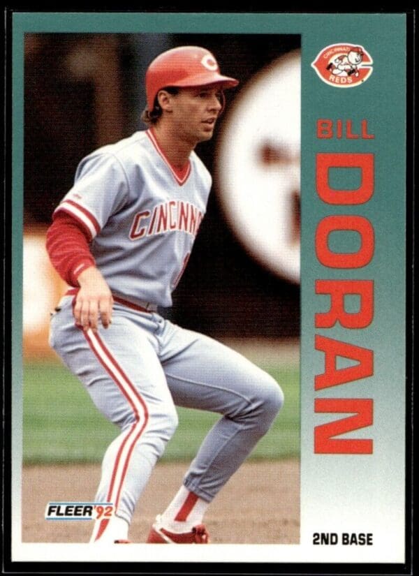 _10 1992 Fleer Cincinnati Reds #405 Bill Doran