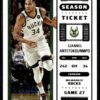 2022 Panini Contenders Milwaukee Bucks #35 Giannis Antetokounmpo