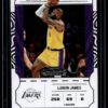 2022 Panini Contenders Los Angeles Lakers #21 LeBron James Silver Game Night Tic