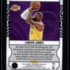 2022 Panini Contenders Los Angeles Lakers #21 LeBron James Silver Game Night Tic