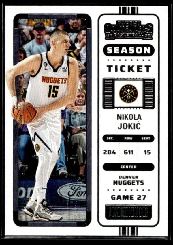 _10 2022 Panini Contenders Miami Heat #17 Nikola Jovic