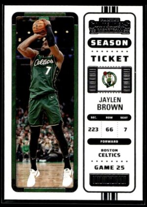 2022 Panini Contenders Boston Celtics #21 Jaylen Brown