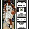 2022 Panini Contenders Milwaukee Bucks #37 Khris Middleton