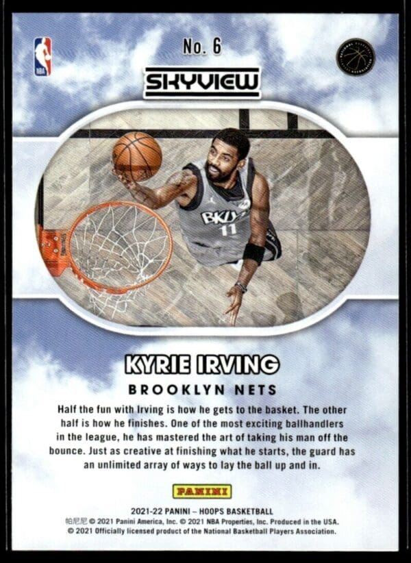 2021 Hoops Skyview Brooklyn Nets #6 Kyrie Irving