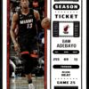 2022 Panini Contenders Miami Heat #63 Bam Adebayo