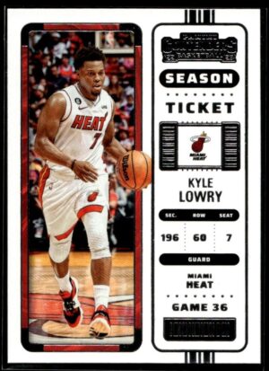 _10 2022 Panini Contenders Miami Heat #90 Kyle Lowry