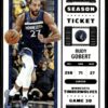 2022 Panini Contenders Minnesota Timberwolves #1 Rudy Gobert