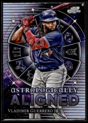 37c014400fdf4d27a0ae2d2d03ac4f74_front 2024 Topps Chrome Cosmic Astrologically Aligned Vladimir Guerrero Jr.