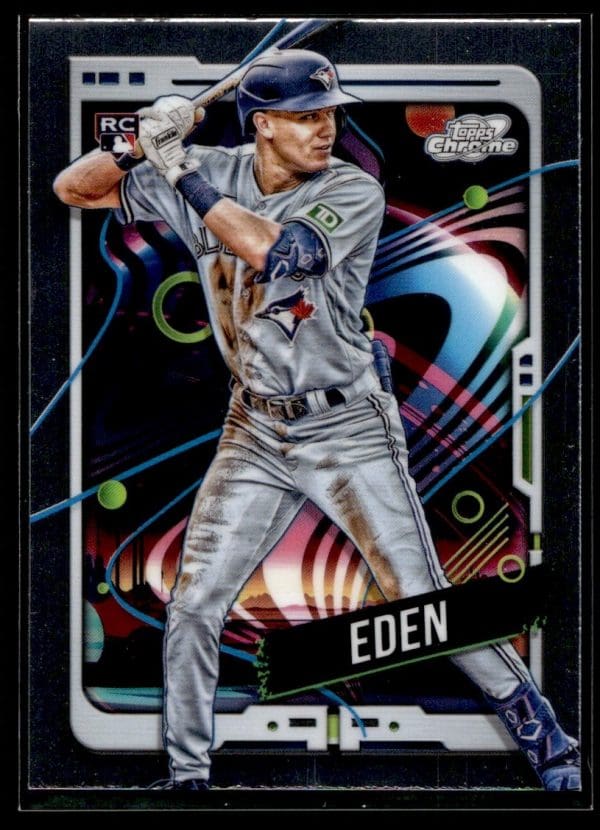 395d0fbb80ee42f88f5791edc7a3eb13_front 2024 Topps Chrome Cosmic Cam Eden