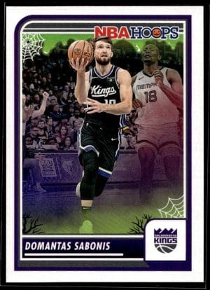 3b7467b5385346368d3510dcb50603f8_front 2023 Panini Haunted Hoops Domantas Sabonis