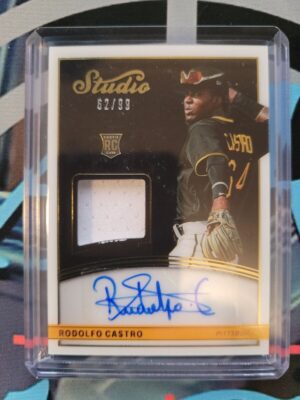 2022 Chronicles Studio Baseball SMS-RC Rudolpho Castro Rookie Auto 62/99 Patch