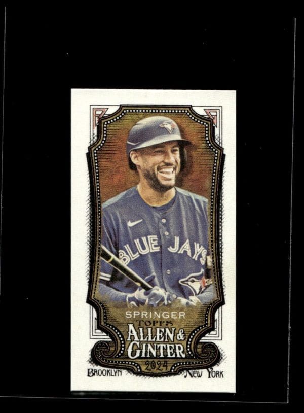 6f131dace4fa4ad6b1dbe4b9d280c7b3_front 2024 Topps Allen & Ginter George Springer