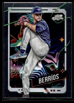 7ad8a8d7ccaf45079024d772a5a78544_front 2024 Topps Chrome Cosmic José Berríos