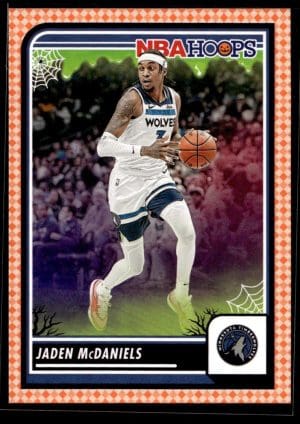 c3fbed0dd7cc42179efe4ec16c5e5b8b_front 2023 Panini Haunted Hoops Jaden McDaniels