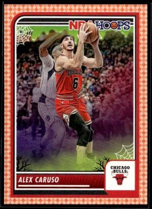 cae4f618fc39492aa55be566600da495_front 2023 Panini Haunted Hoops Alex Caruso