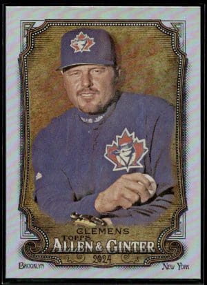 df04202484564b40b20c3d620061a306_front 2024 Topps Allen & Ginter Roger Clemens