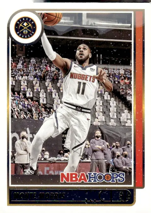 2021-22 NBA Hoops #51 Monte Morris