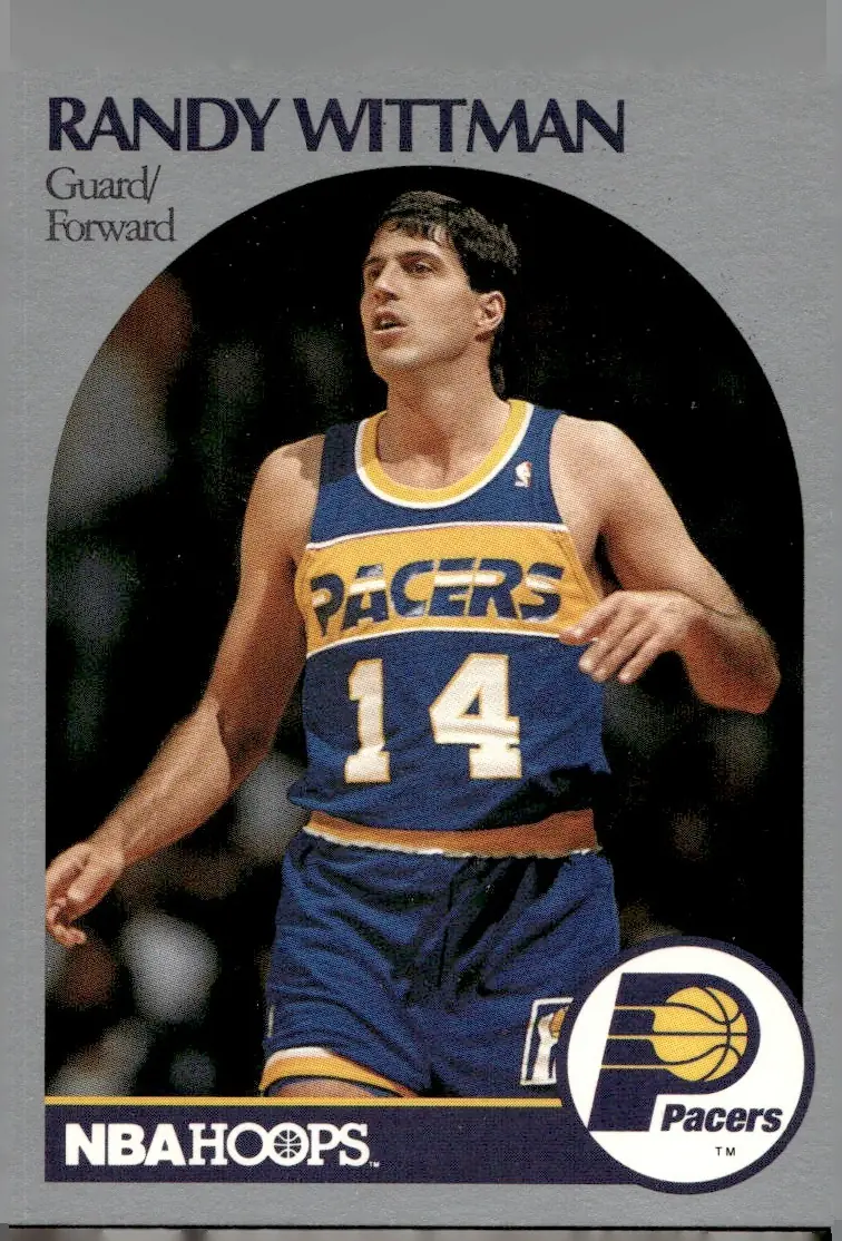 1990-91 NBA Hoops #141 Randy Wittman (front)