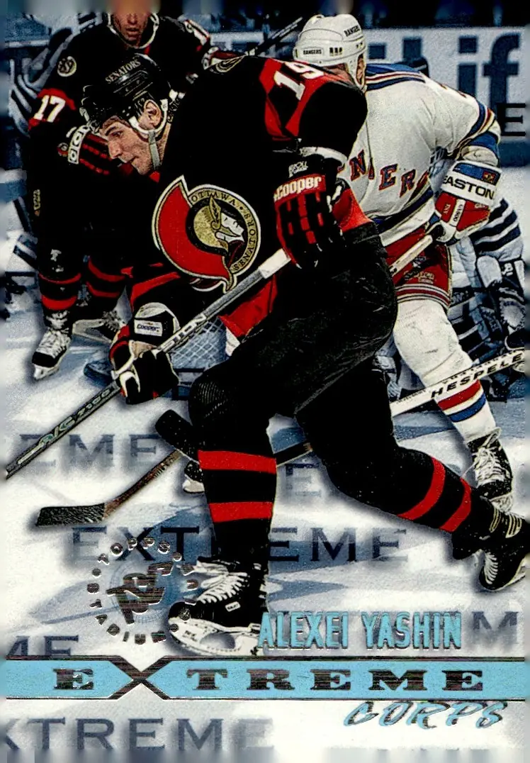 1995-96 Stadium Club #182 Alexei Yashin (front)