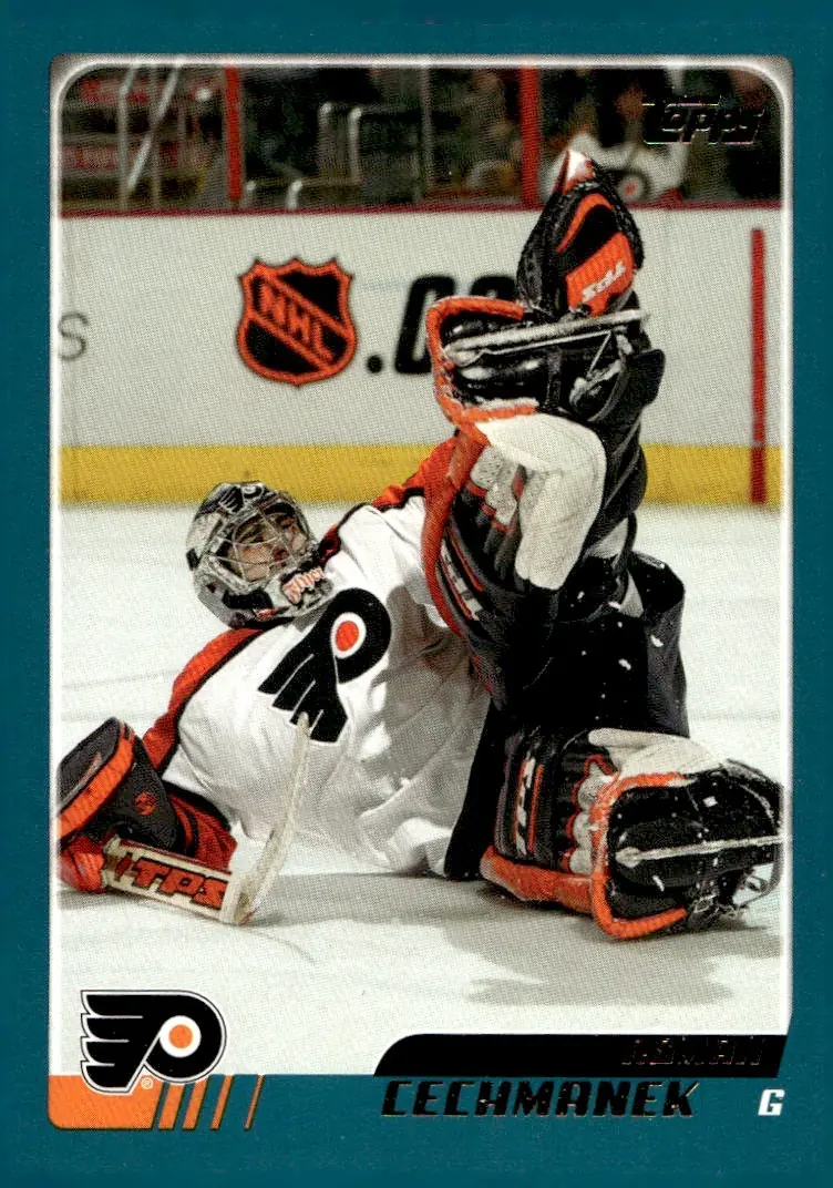 2003-04 Topps #179 Roman Cechmanek (front)