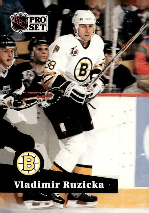 1991-92 Pro Set (Series 2) #353 Vladimir Ruzicka – English