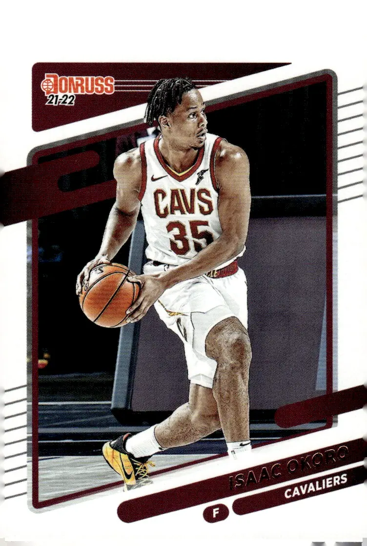 2021-22 Donruss #196 Isaac Okoro (front)