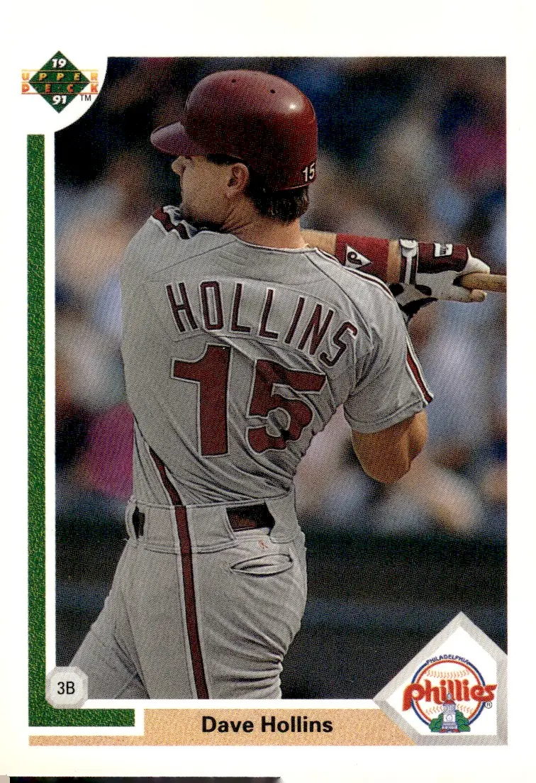1991 Upper Deck #518 Dave Hollins (front)