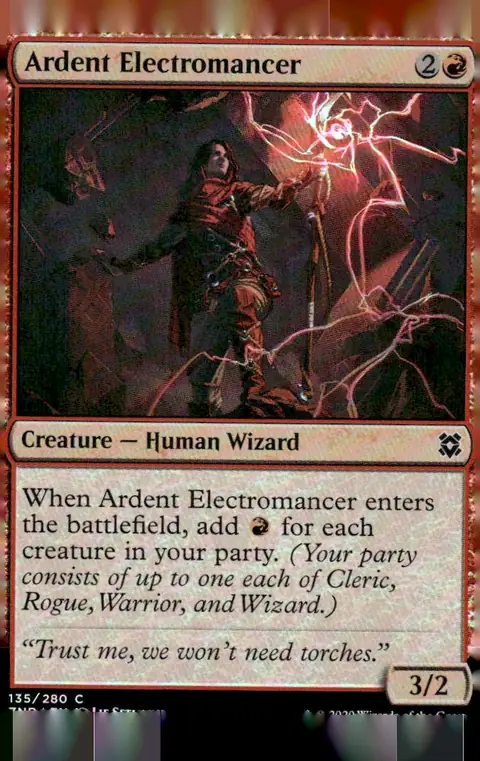 2020 Zendikar Rising (ZNR) #135/280 Ardent Electromancer
