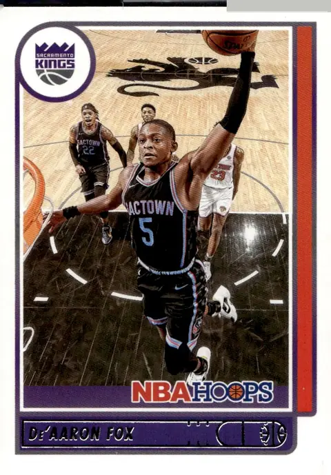 2021-22 NBA Hoops #88 De'Aaron Fox