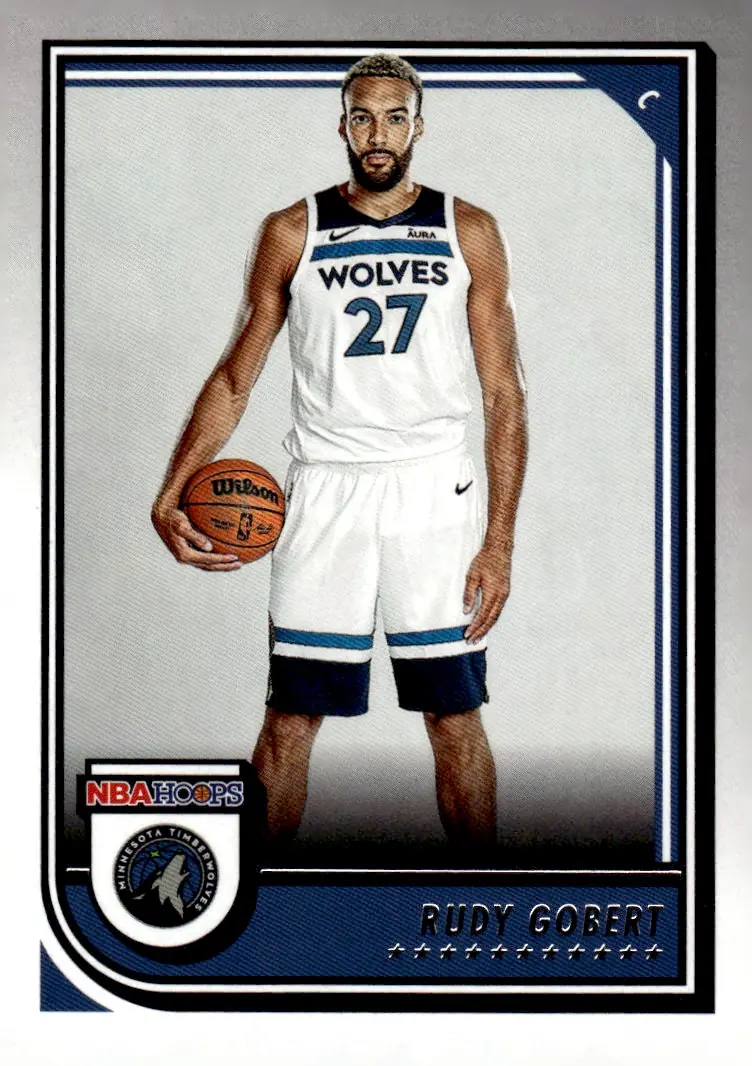 2022-23 NBA Hoops #216 Rudy Gobert (front)
