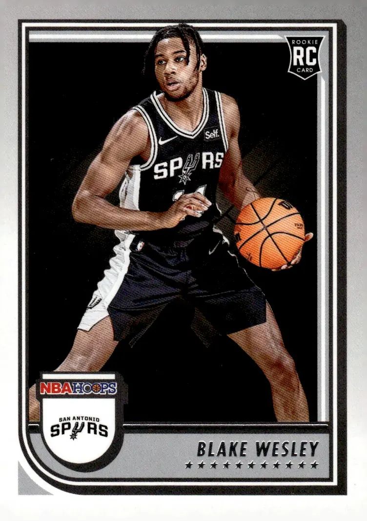 2022-23 NBA Hoops #255 Blake Wesley (front)
