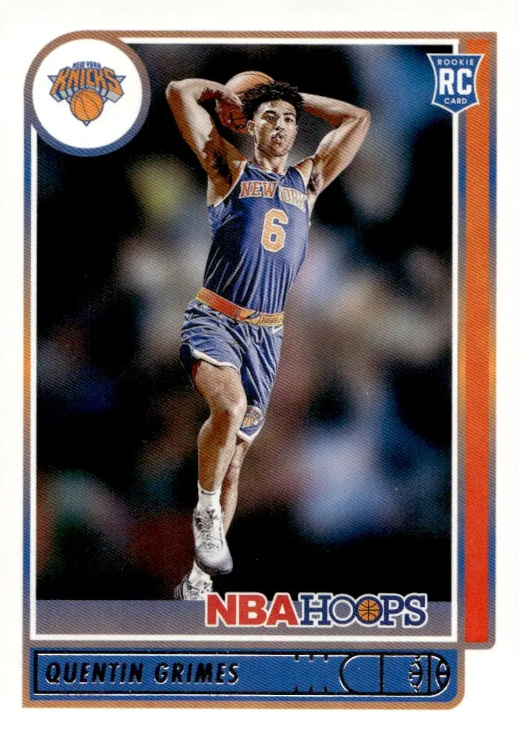 2021-22 NBA Hoops #206 Quentin Grimes (front)