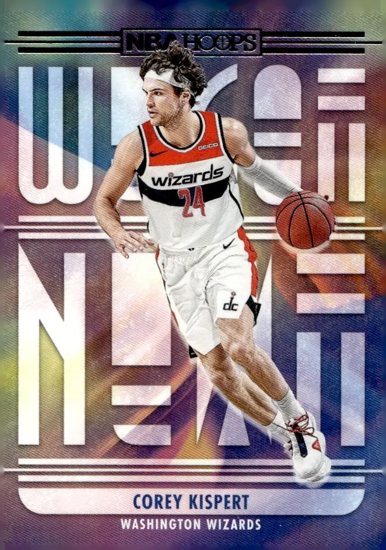 2021-22 NBA Hoops #15 Corey Kispert (front)
