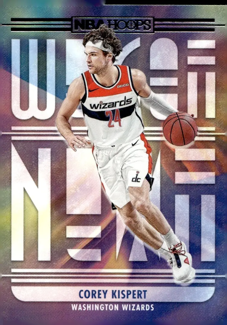 2021-22 NBA Hoops #15 Corey Kispert (front)