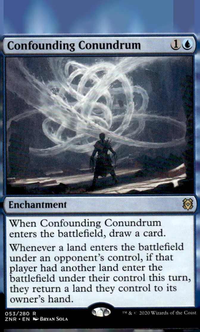 2020 Zendikar Rising (ZNR) #053/280 Confounding Conundrum (front)