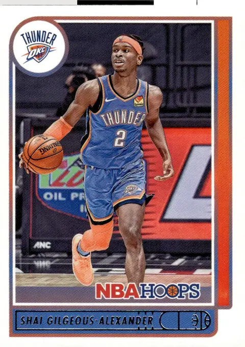 2021-22 NBA Hoops #3 Shai Gilgeous-Alexander