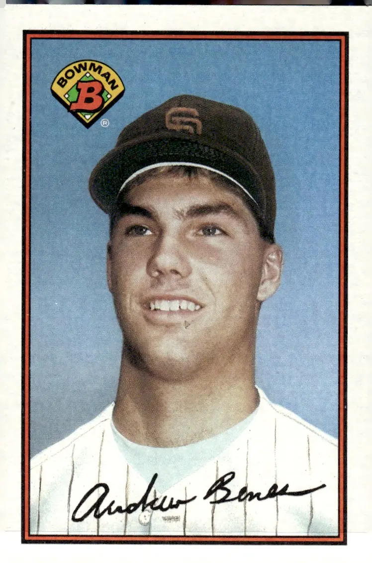 1989 Bowman #448 Andy Benes (front)