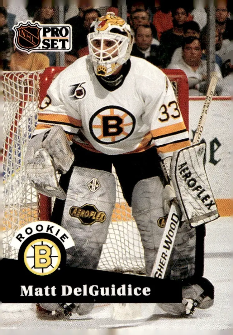 1991-92 Pro Set #521 Matt DelGuidice (front)