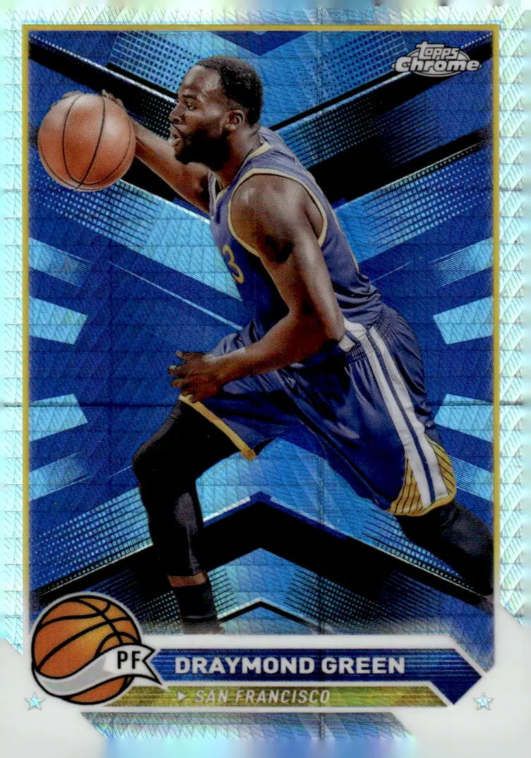 2023-24 Topps Chrome #85 Draymond Green – Prism Refractor (front)