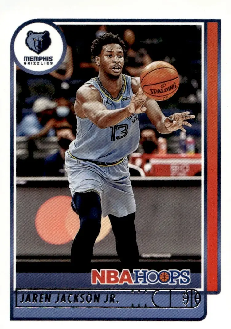 2021-22 NBA Hoops #172 Jaren Jackson Jr. (front)