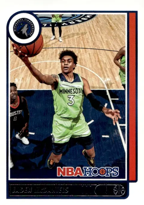 2021-22 NBA Hoops #191 Jaden McDaniels