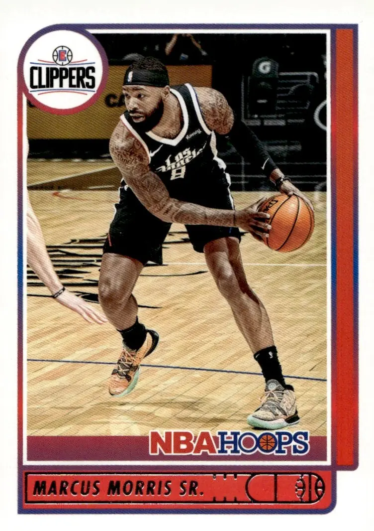 2021-22 NBA Hoops #106 Marcus Morris Sr. (front)