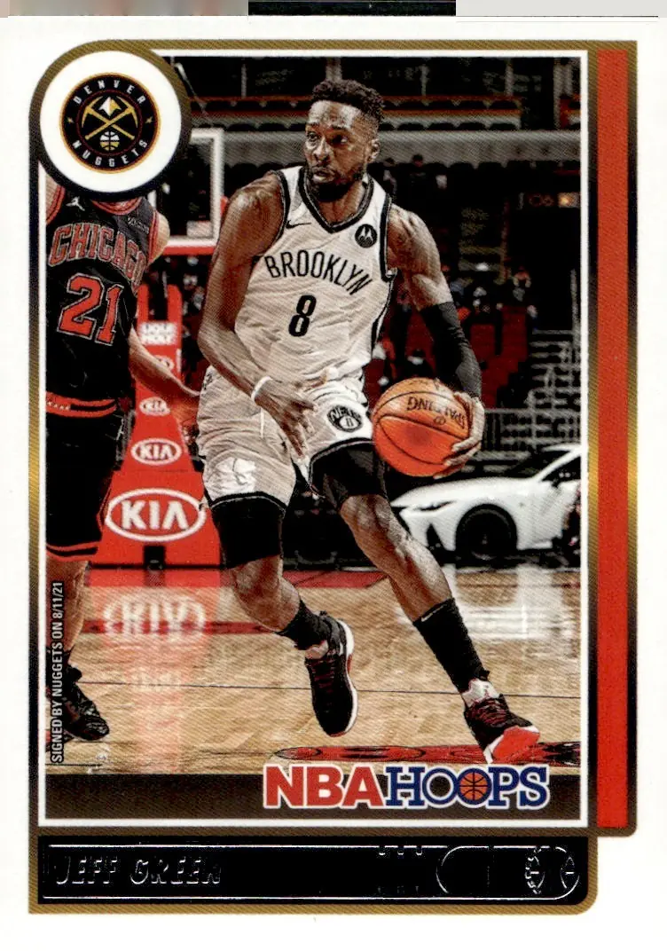 2021-22 NBA Hoops #117 Jeff Green (front)