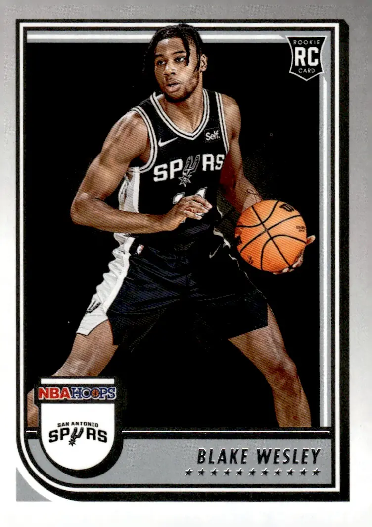 2022-23 NBA Hoops #255 Blake Wesley (front)