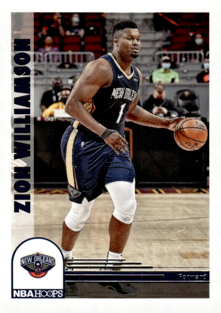 2022-23 NBA Hoops #296 Zion Williamson (front)