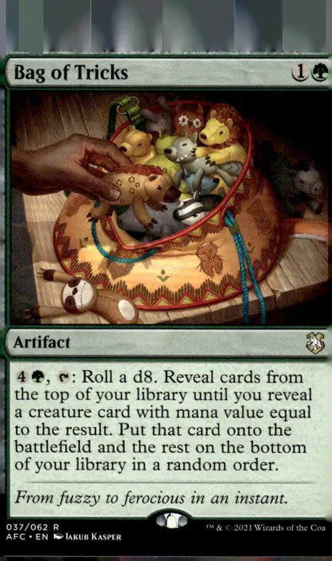 2021 Commander: Adventures in the Forgotten Realms (AFC) #037/062 Bag of Tricks
